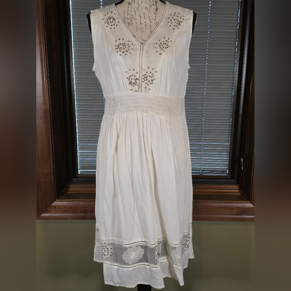 Romantic White, Western Dress